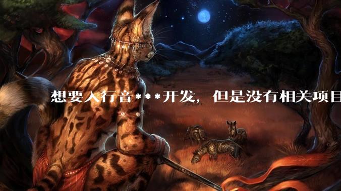 想要入行音***开发，但是没有相关项目经验怎么办？